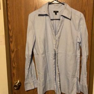 Baby blue button down
